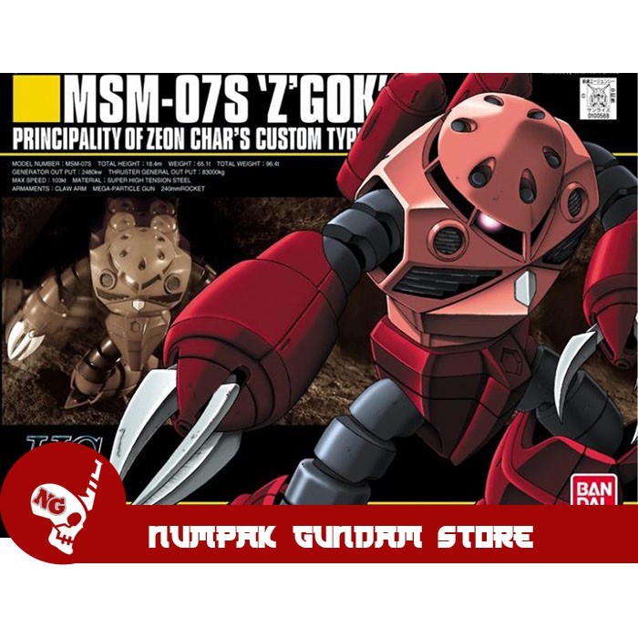 Zgok Chars HG 1/144 Gundam Bandai