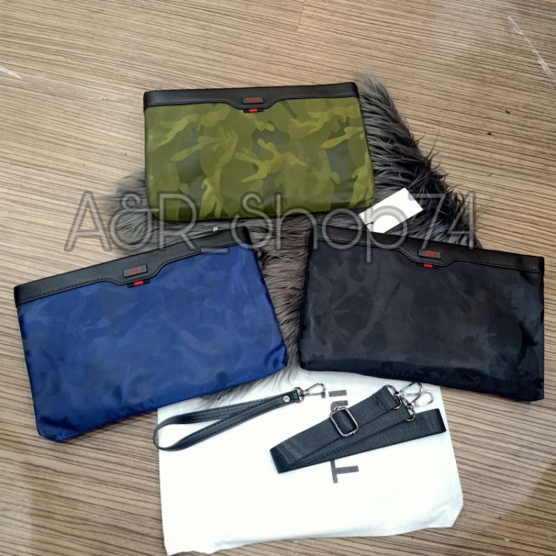 Clutch Tumi Camo Army Handbag Tas Tangan Import Quality