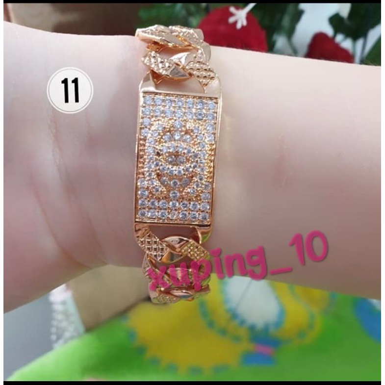 Gelang Cannel gold lapis emas 18k