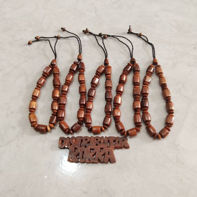 ( SUPER MURAH ) Grosir 5 pcs gelang kokka kaukah kaokah fukakah koka mardjan halat kima 2 coklat