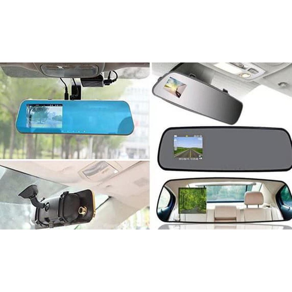 Skycom Kamera Cctv DVR Spion Depan Mobil / Car Dvr Camera Mirror Hd 720p