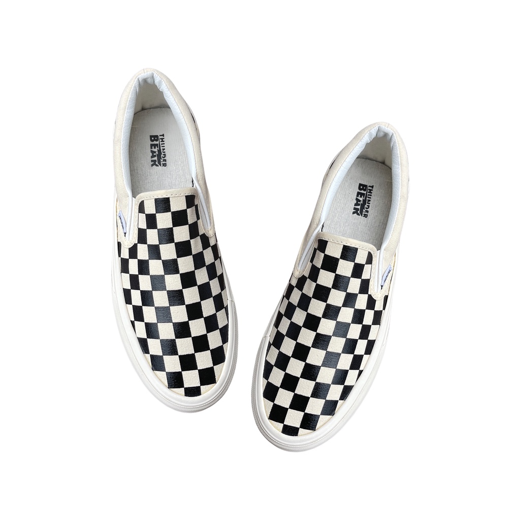 original sepatu thunderbear - slip on voltaire off white cb