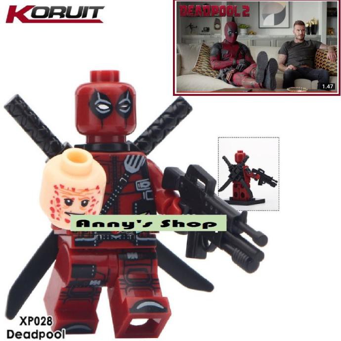 Berkualitas Brick - Deadpool Double Head Lego Tanpa Dus Berkualitas