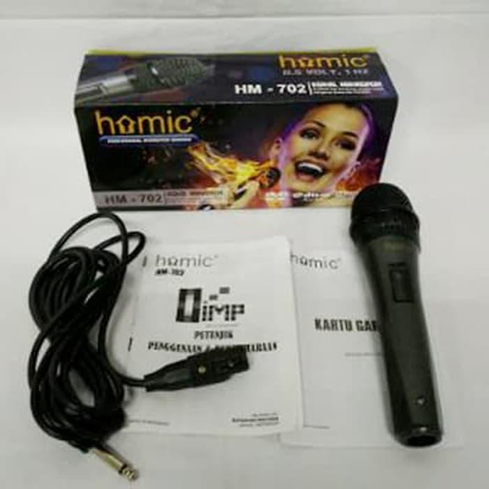 New Mic Microphone Microfon Homic HM 702 Karaoke Original