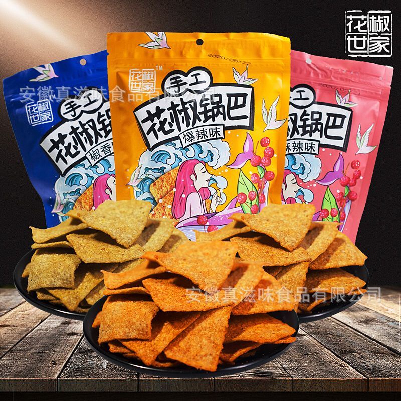 [PROMO BUY 5 GET 1 FREE] Hua Jiao Guo Ba 158gr 花椒锅巴