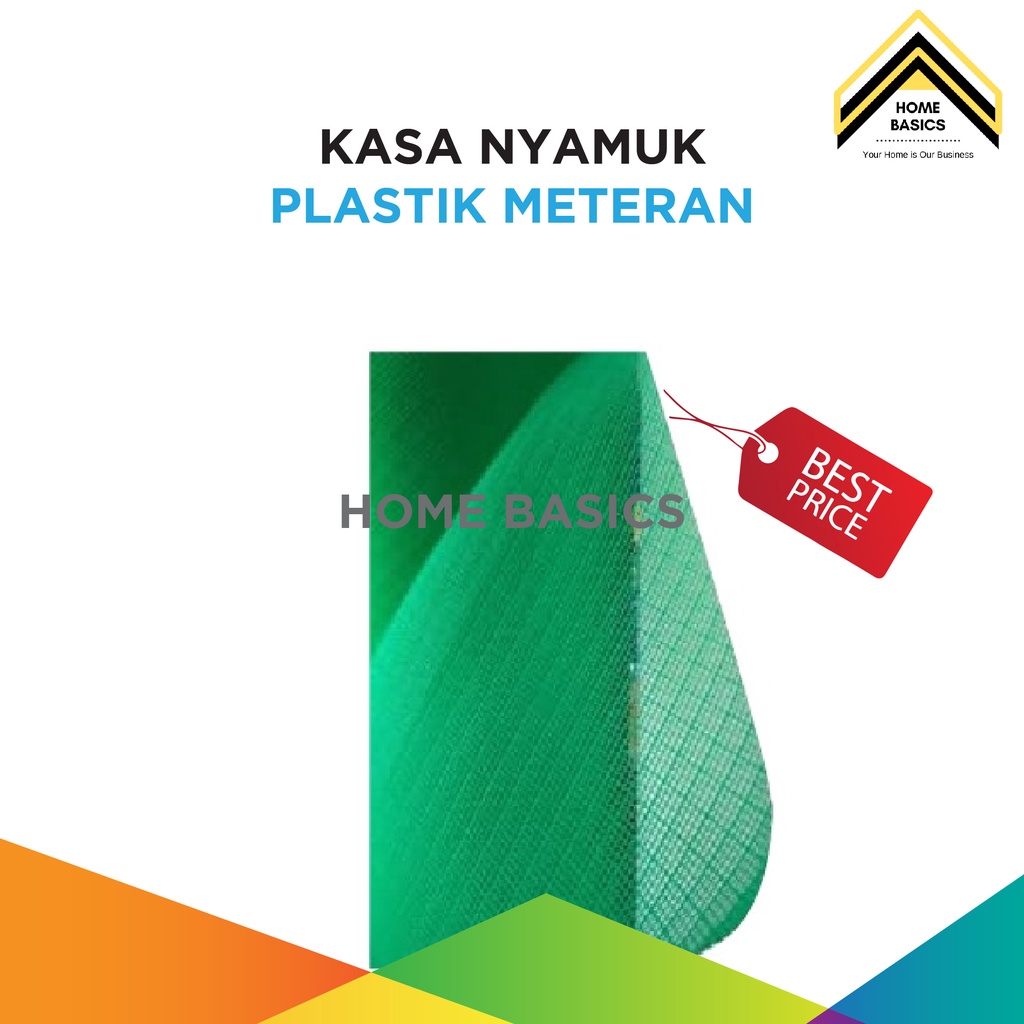 Kawat Nyamuk Plastik Meteran / Kasa Nyamuk