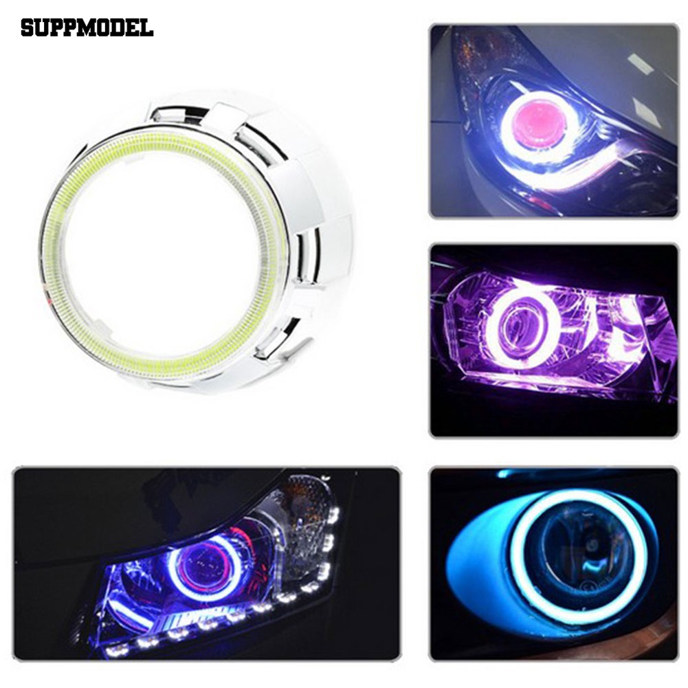 Lampu LED Ring Angel Eye COB 60mm-120mm untuk Mobil