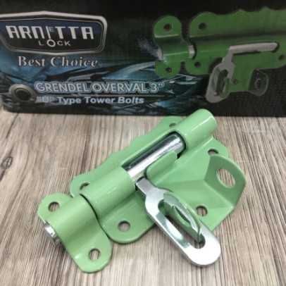 Grendel Overval 3" Hijau Arnetta TEBAL