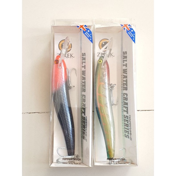 Umpan ZEREK RIPPER DIVER 130mm 26.5g depth 3m