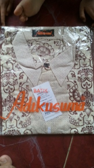 Adikusuma - Kemeja Batik Gurda - Cokelat