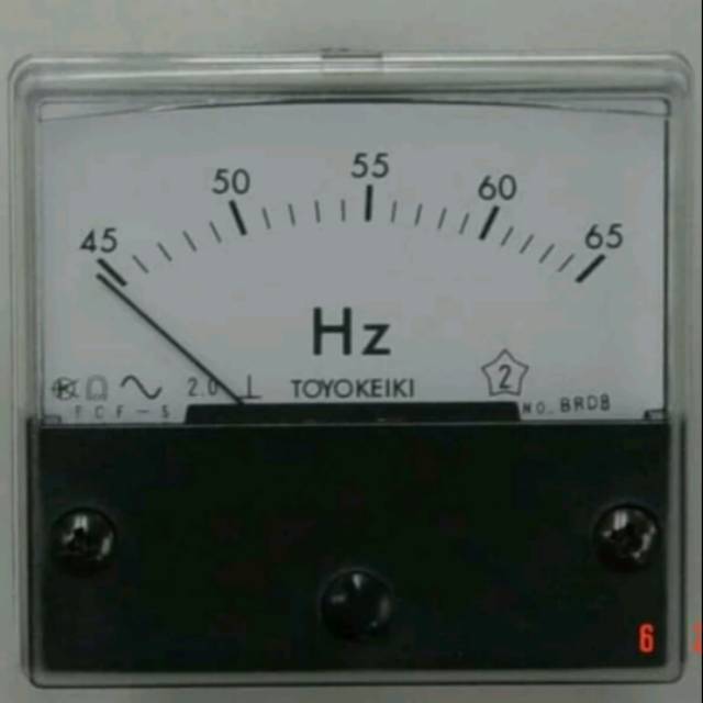 Frekuensi meter genset denyo