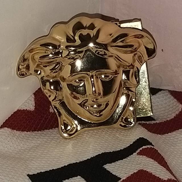 Sabuk Versace Original mirror High Quality Leather Belt Pria Gesper Men Mewah Luxury LV Gucci