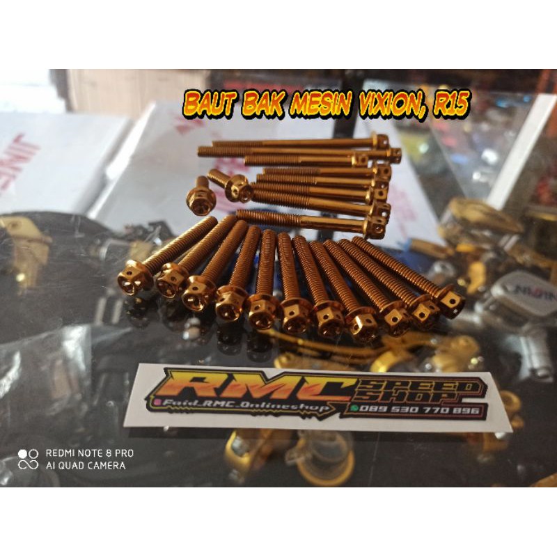 Baut mesin probolt vixion, R15 baut probolt mesin vixion, r15