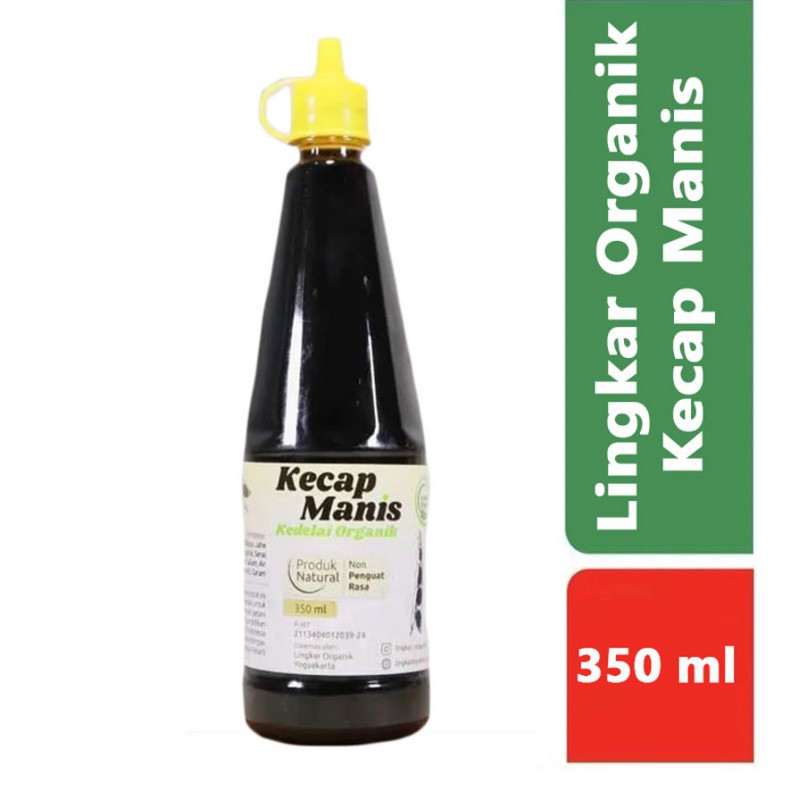 Lingkar Organik Kecap Manis 350ml - (LO-KM350)