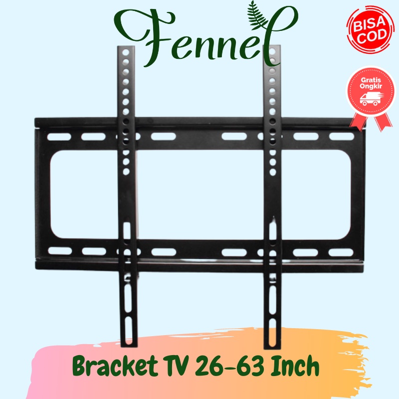 Bracket TV Metal 400 x 400 Pitch 4.5cm Untuk 26-63 Inch XH-002