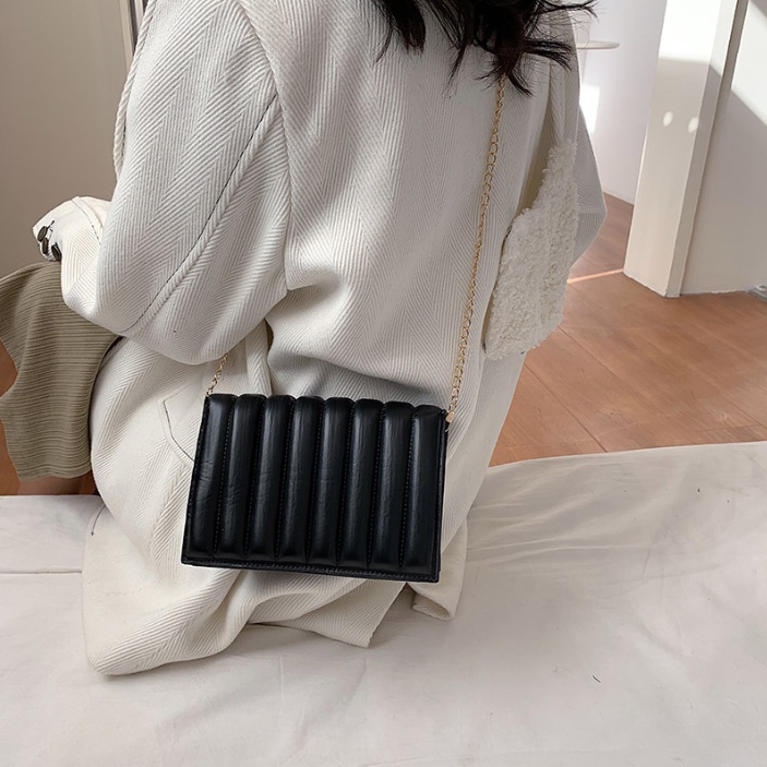 NAMI Tas Selempang Bahu BORDIR Polos Slingbag Wanita Pria Remaja Elegant Korean Style By Chikoisme (RSL) NR