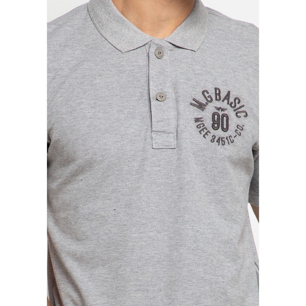 Kaos Polo Asli MGee 3451C Duke Light Grey