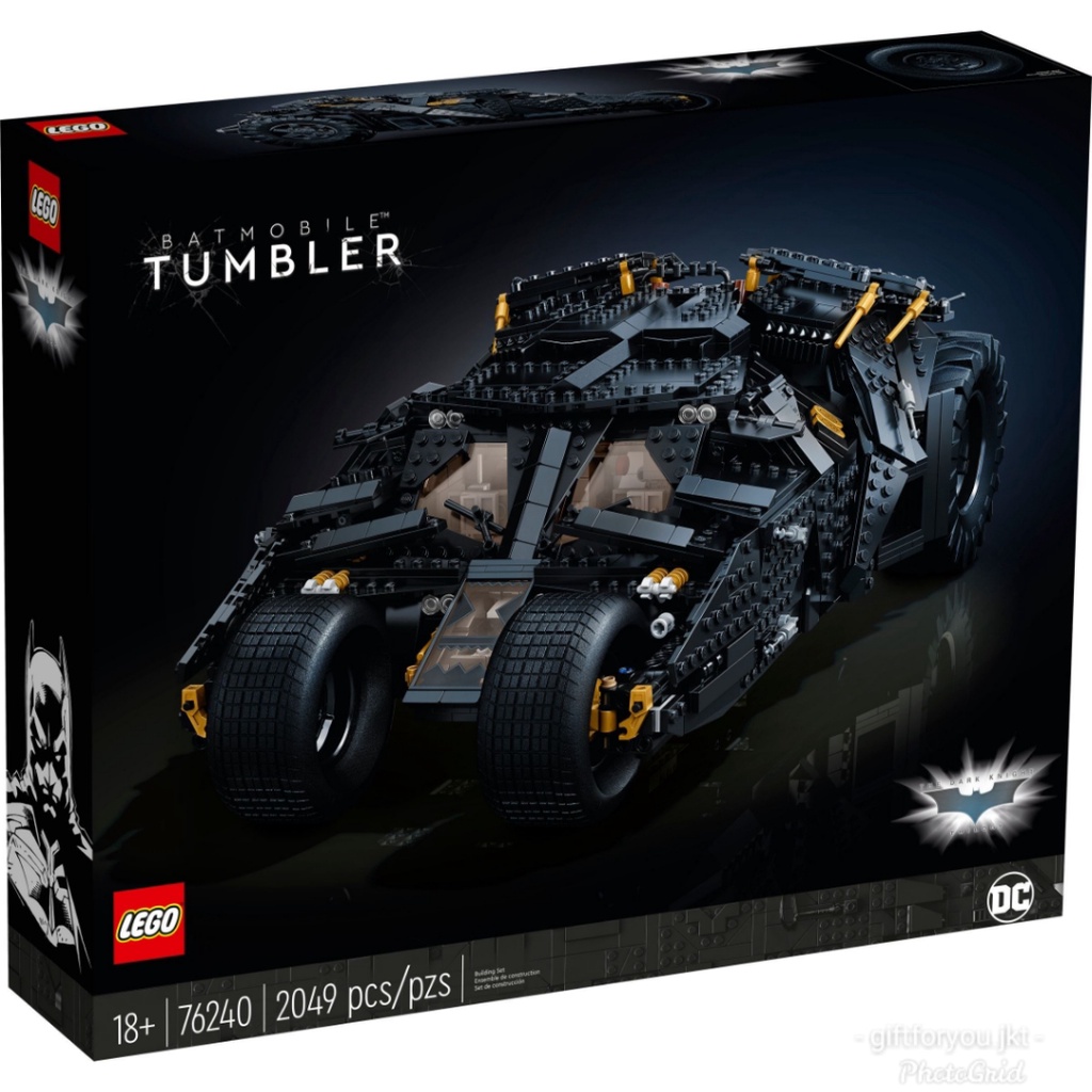 Lego 76240 Batmobile Tumbler Mainan Bricks Action Figure Batman Mobil Toy Car Vehicle Super Hero Col
