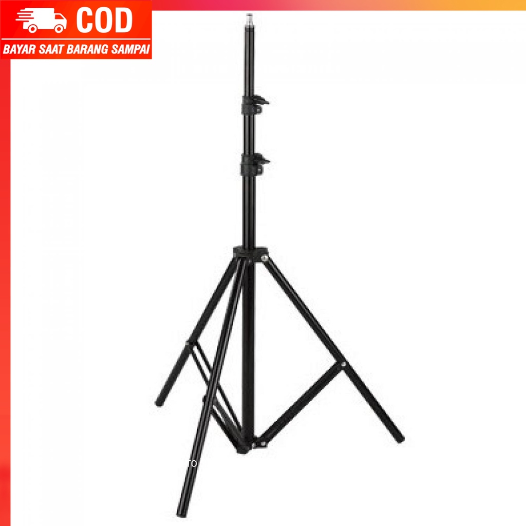 (100% BARANG ORI) TaffSTUDIO Portable Lighting Stand Tripod 3 Section 200cm - SN303