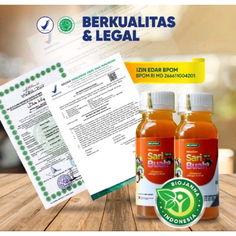 Sari Buah Probiotik Biojanna