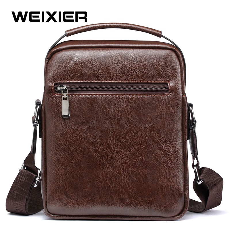 WEIXIER 8602 Tas Selempang Pria Kulit Sling Bag Premium WK-SBY