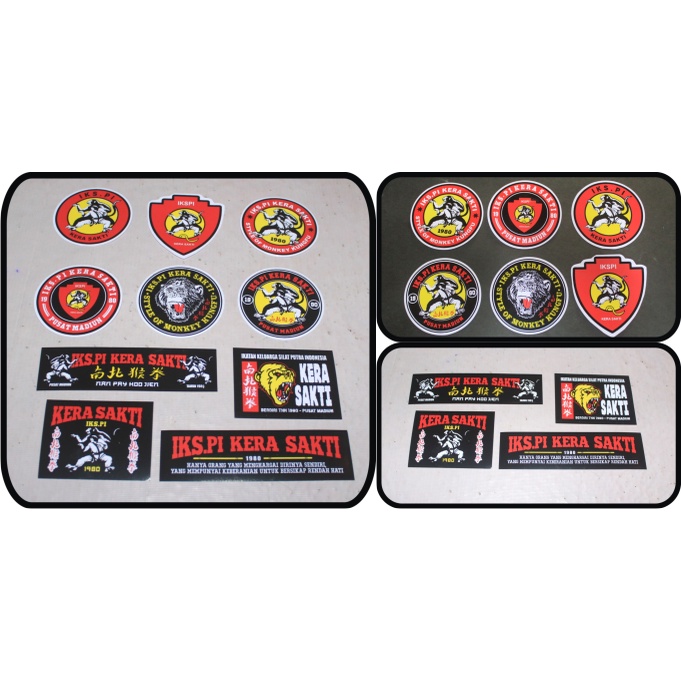 (KHUSUS WARGA DAN ORDER WAJIB KTA) STIKER IKS PI KERA SAKTI UKURAN BESAR