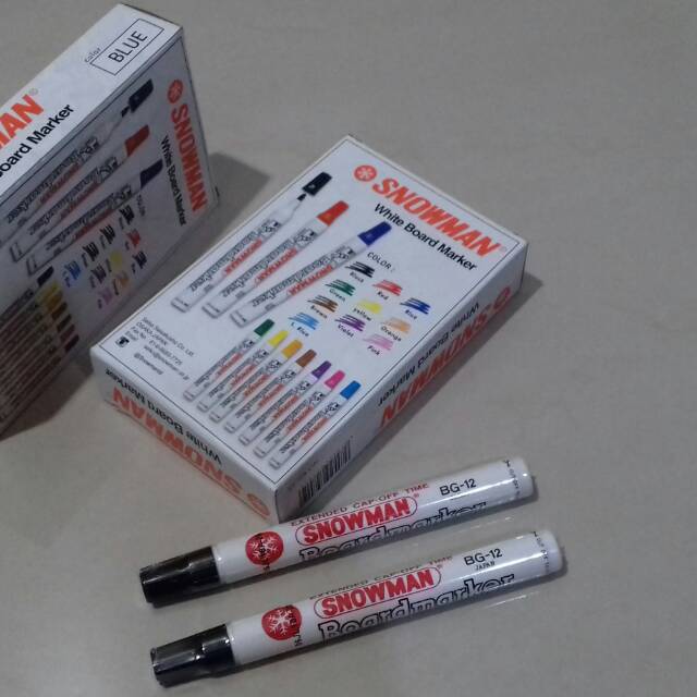 

Snowman Whiteboard Marker / Spidol Papan Tulis Snowman