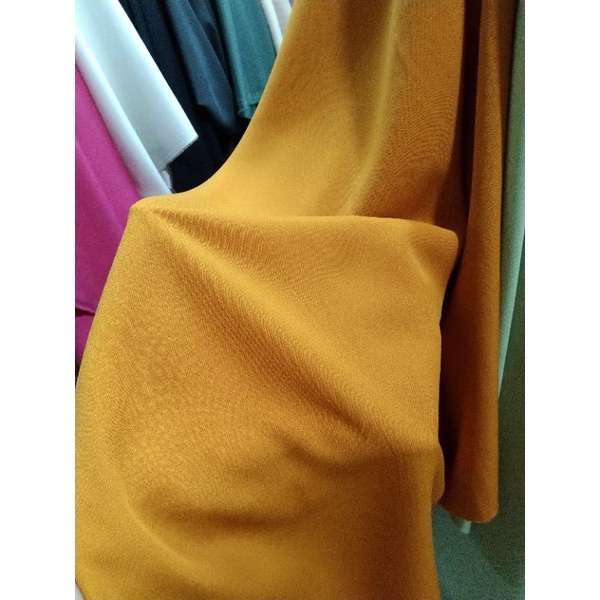 Kain/Bahan Wolly Crep/Harga Per 1/2(0.5)mtr