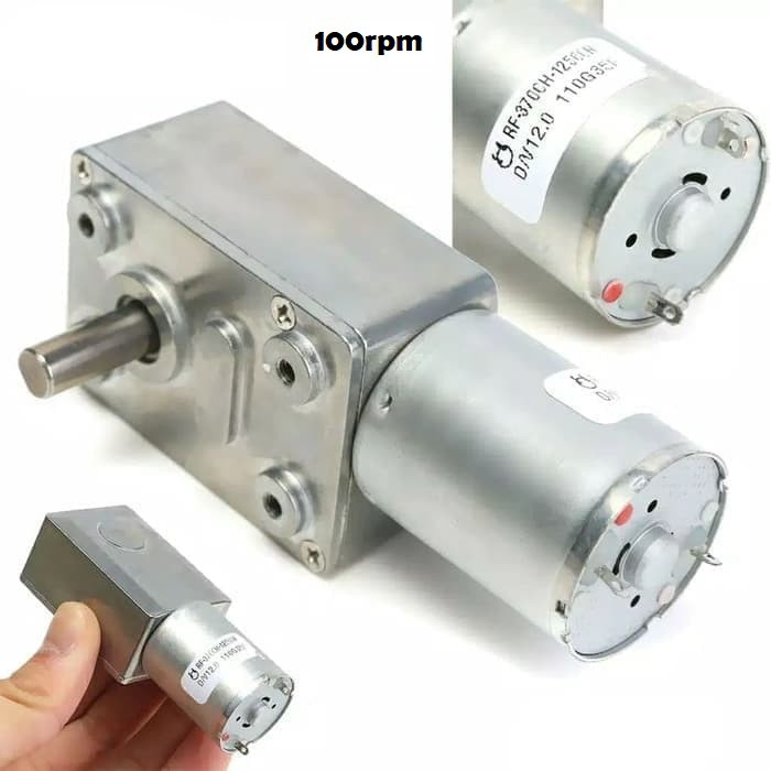 motor dc gearbox gear box 12V 100rpm 100rpm