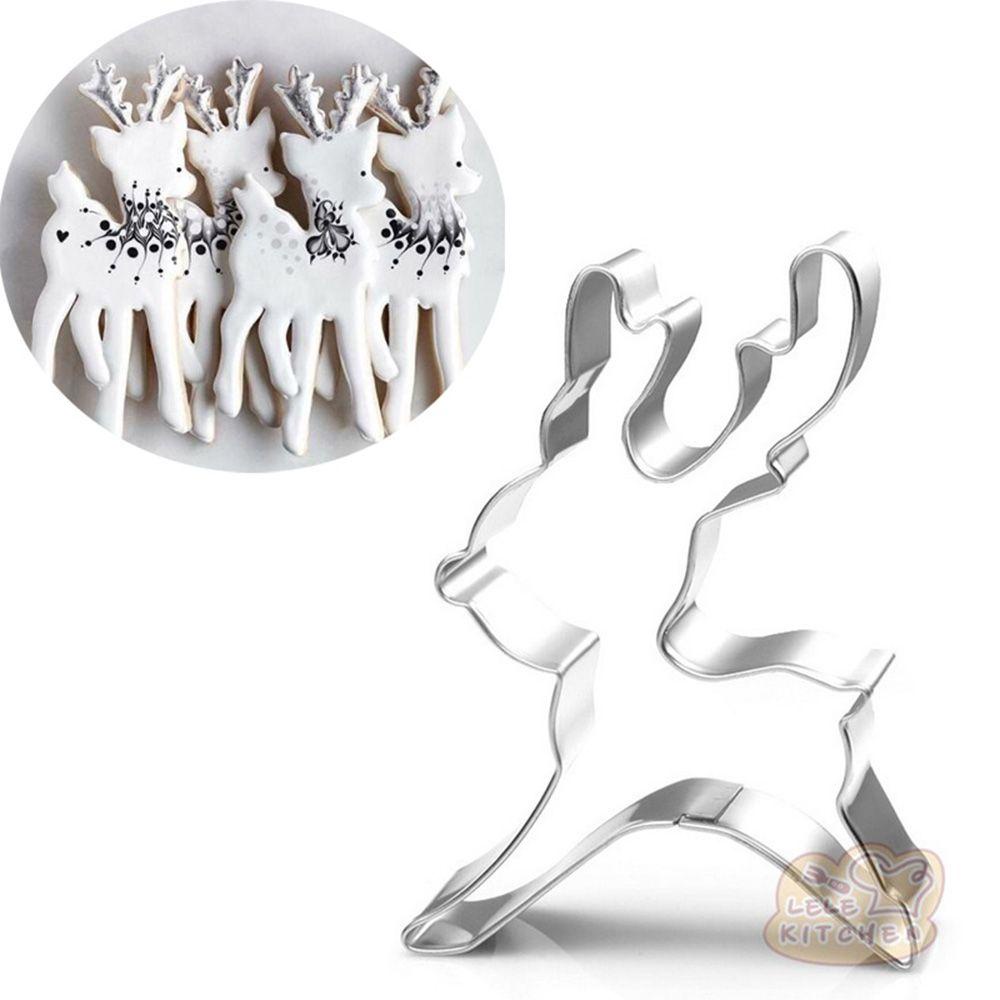 Populer Cookie Cutter Patisserie Fondant Cake Xmas Reindeer