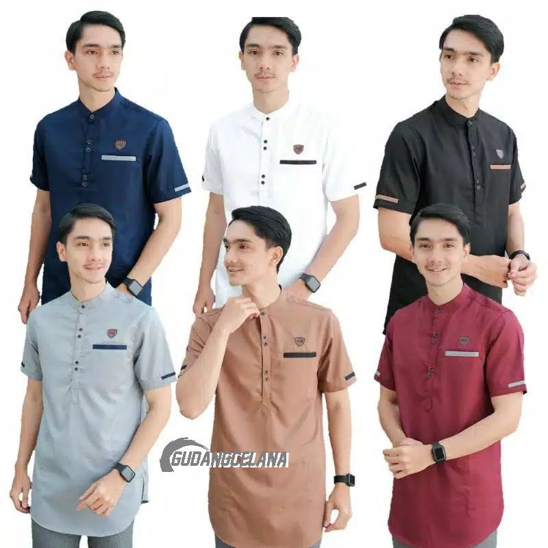 Koko Kurta Tajol M/L/XL Toyobo Tojiro Lengan Pendek Koko Terbaru Premium High Quality