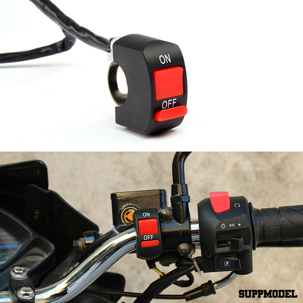 SPM DC12V/10A Universal Motorcycle Headlight Handlebar Flameout Switch ON OFF Button