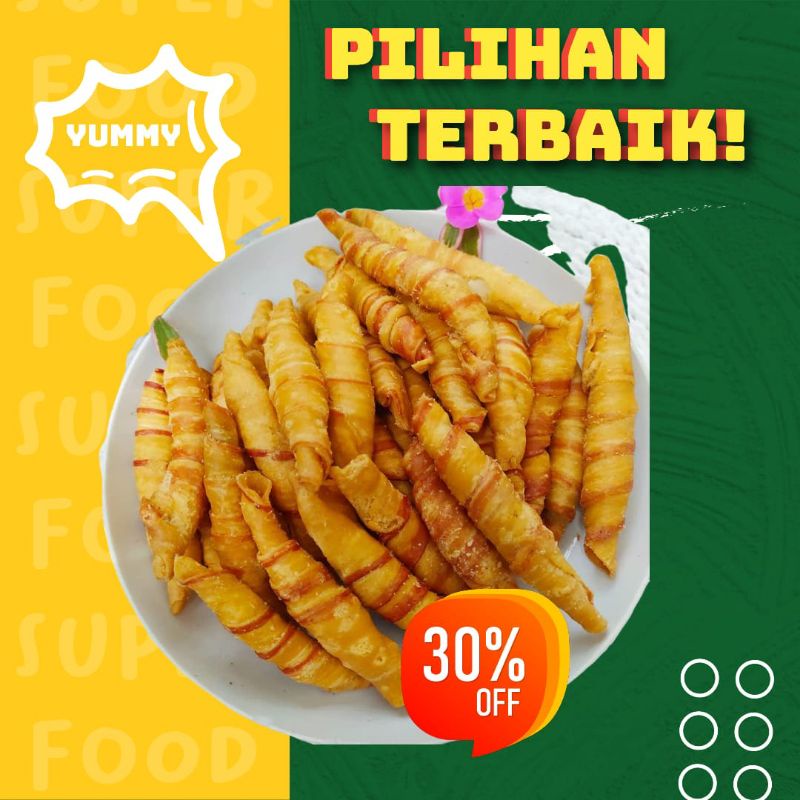 

Kue Molen kering isi pisang coklat Cemilan tepat saat santai ukuran 200gr