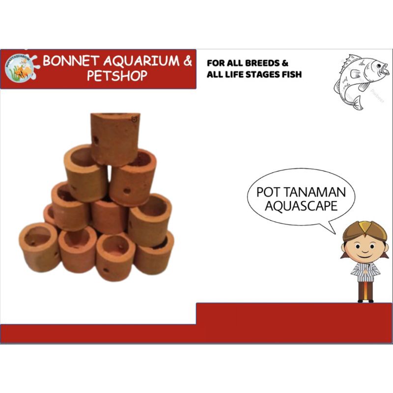 POT TANAMAN AIR/AQUASCAPE AQUARIUM
