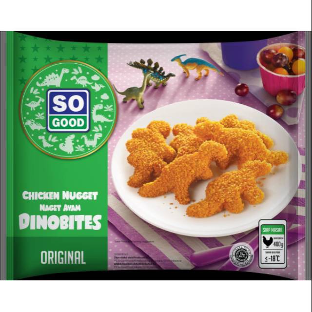 So Good Chicken Nugget Dinobites 400 Gram