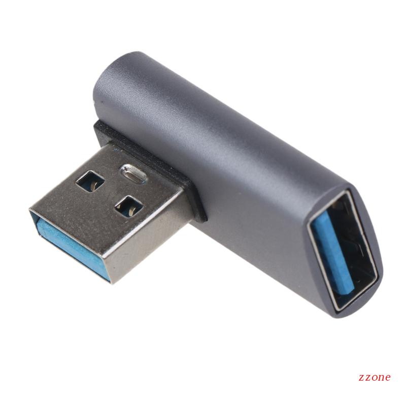 Zzz Adapter Konverter USB Ke USB 3.0 Sudut Kanan 90 Derajat Untuk Laptop