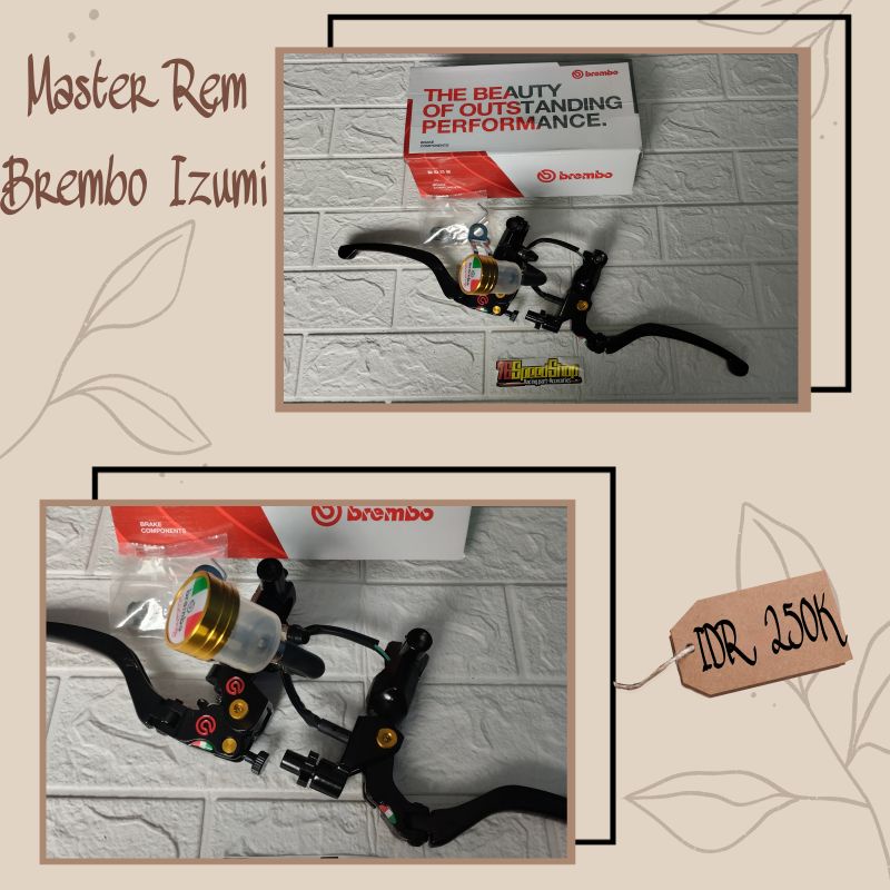 Master Rem Brembo Izumi Black Set