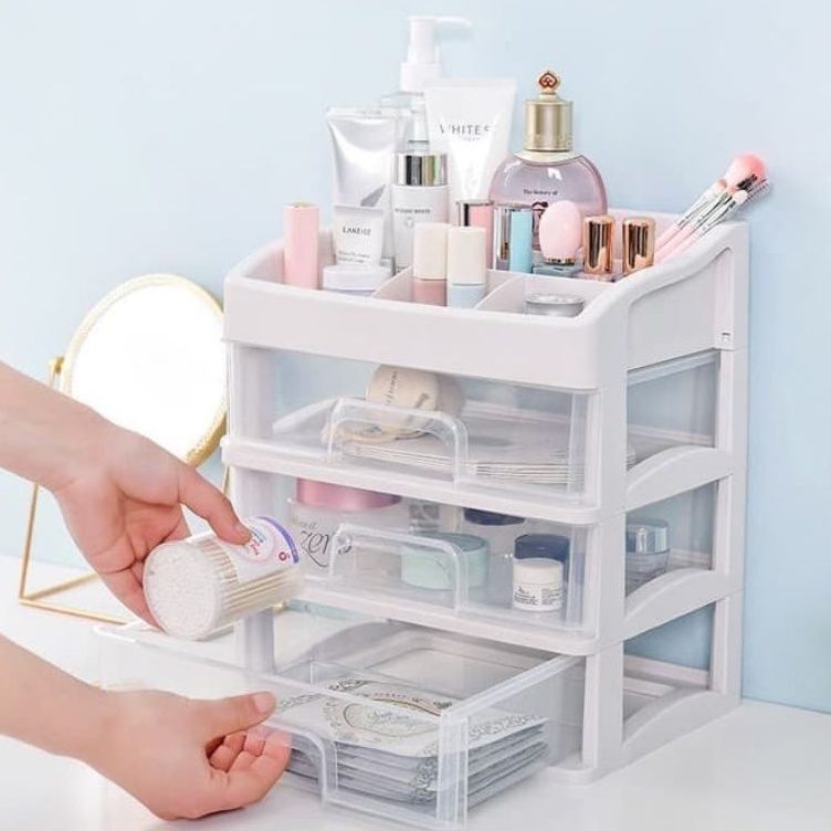 Angola Rak Kosmetik D18 Make-up storage Box Kotak Organiser