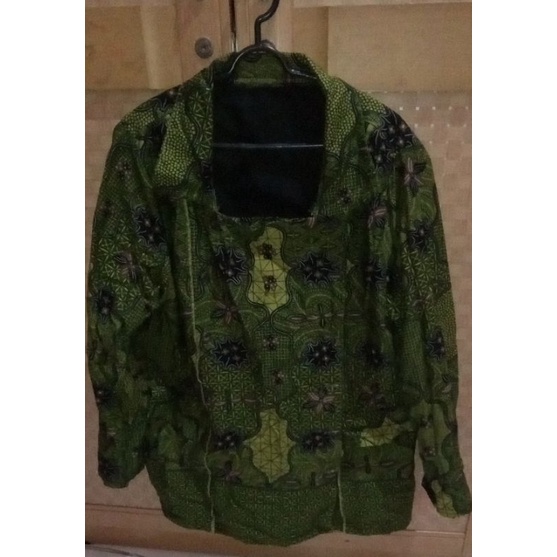 atasan batik danarhadi preloved