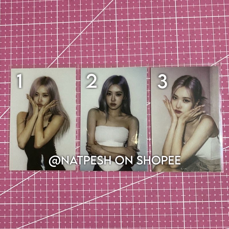 [READY STOCK] Rose the album photocard