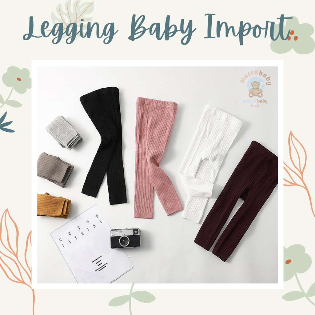 MBSS Legging Bayi Perempuan / Legging Anak / Kaos Kaki Panjang Bayi / GWYNETH