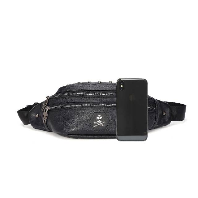 Waist Bag Pria Tas Bahu Pria Tas Selempang Prisla Tas Kulit Pria VENTURE