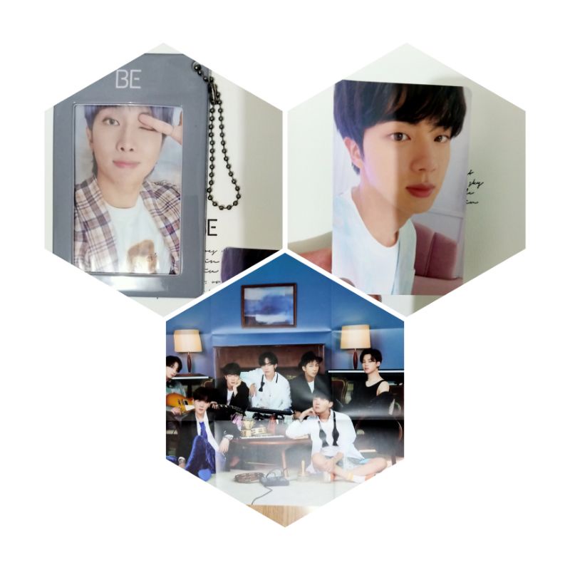 Photocard PC Jin POB Weverse RM Namjoon BTS Be Essential Edition Folded Poster BTS
