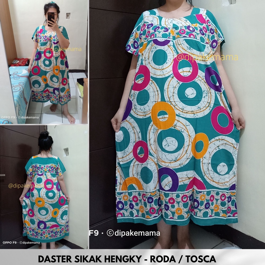 Daster Hengky Sikak ANYELIR TERBARU SEPATU BINTANG roda Baju Tidur Daster Batik Murah Harga Pabrik DASTER WANITA TERLARIS-RODA-TOSCA