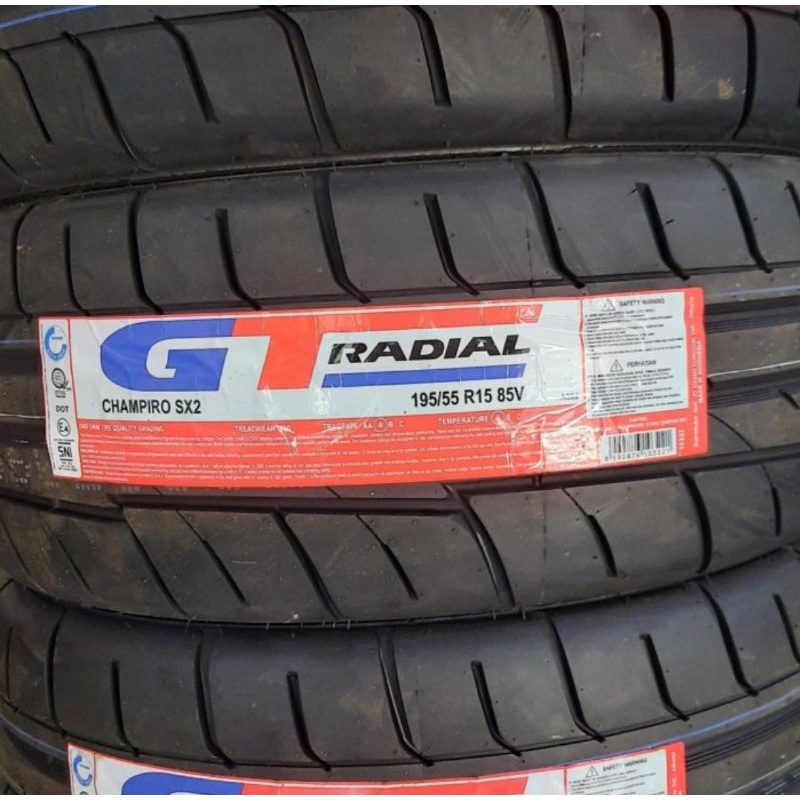 Ban gt radial champiro sx2 195/55 r15 ban mobil semi slick sx2 195/55 ring 15