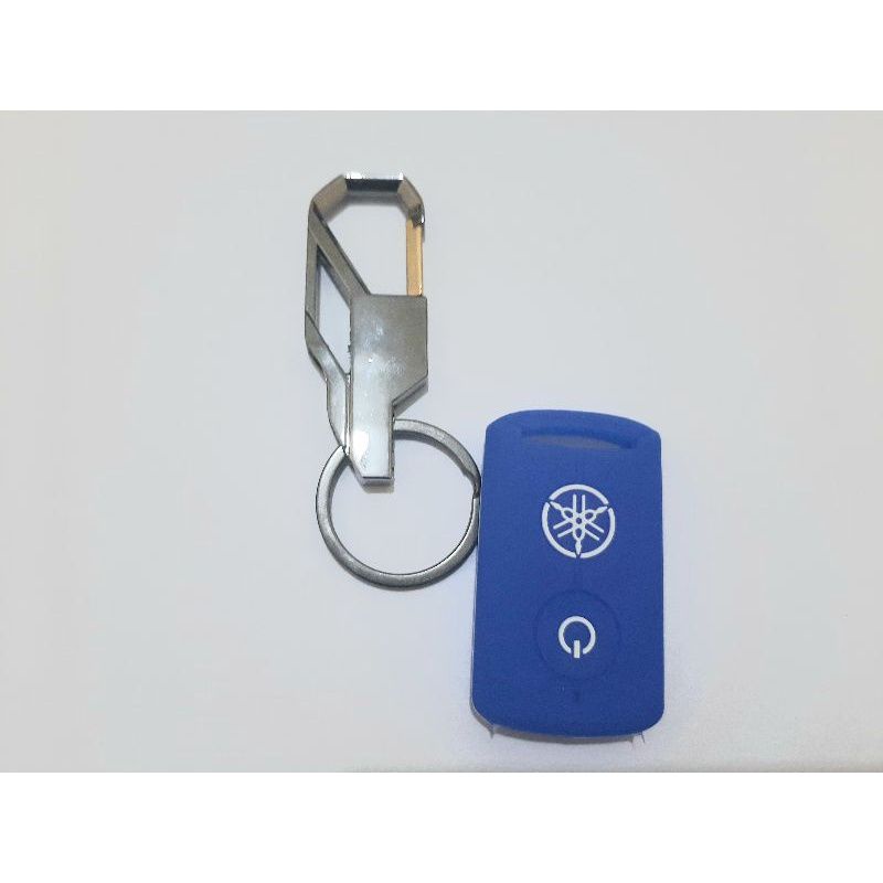 Paket gantungan kunci + Slicon Remot FAZZIO filano Yamaha New Nmax Aerox Lexi Xmax Brown polos