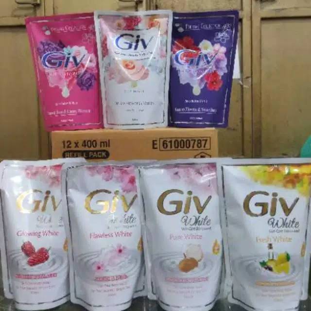 giv body wash refill 250ml / 450ml