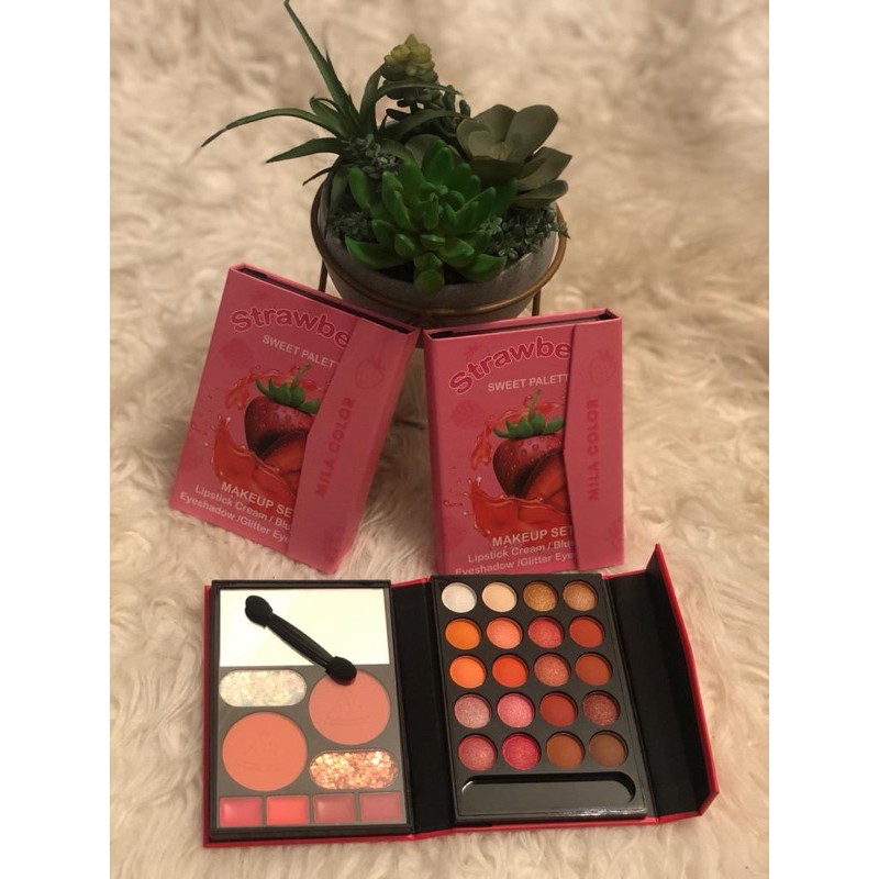 MILA COLOR SWEET PALETTE MAKE UP SET