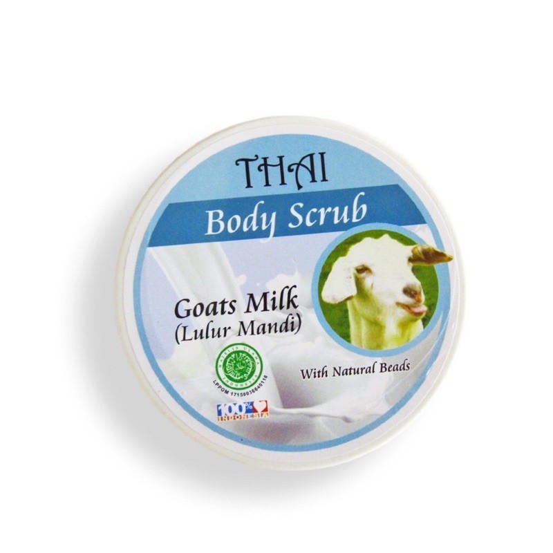 (CYBER) PROMO {250GR} K191 | BODY SCRUB THAI GOATS MILK / LULUR MANDI PEMUTIH BADAN Terlaris