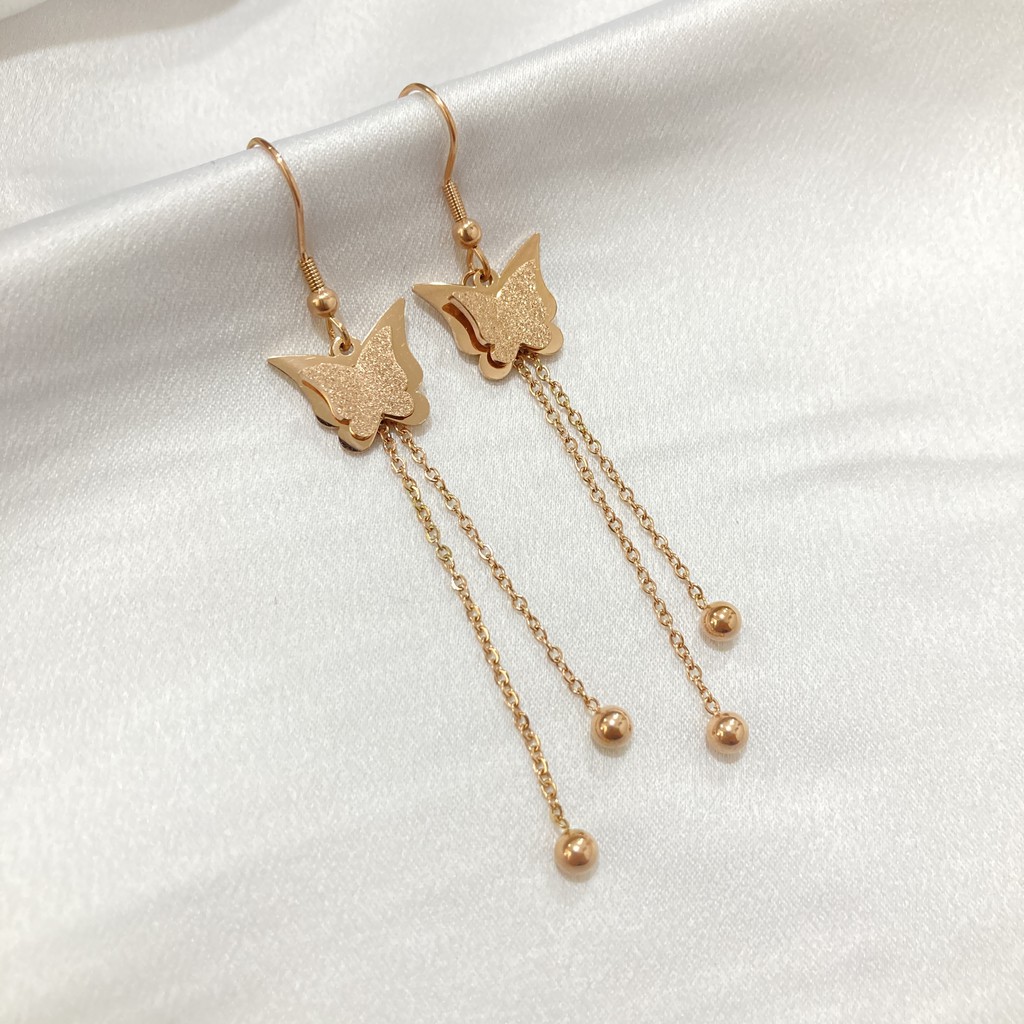 Anting Jurai Titanium Wanita Anti Karat Korean Style Perhiasan Fashion